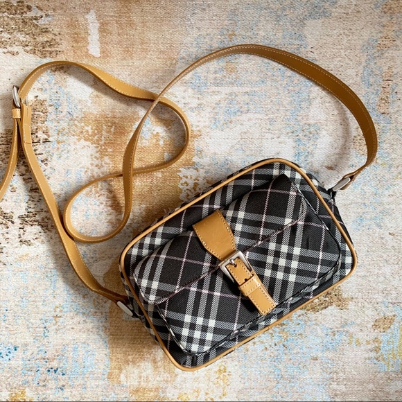 Burberry Handbags - ❤️SOLD❤️Burberry Nova Check Leather Blue Label